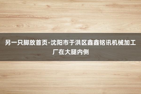 另一只脚放首页-沈阳市于洪区鑫鑫铭讯机械加工厂在大腿内侧